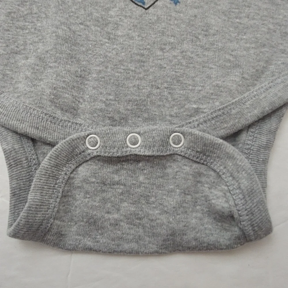 Daddy's New Drinking Buddy Baby BodySuit Size 6 Months Gray